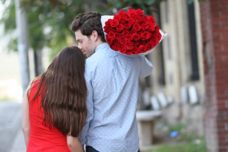 regalar rosas a domicilio en San Valentín