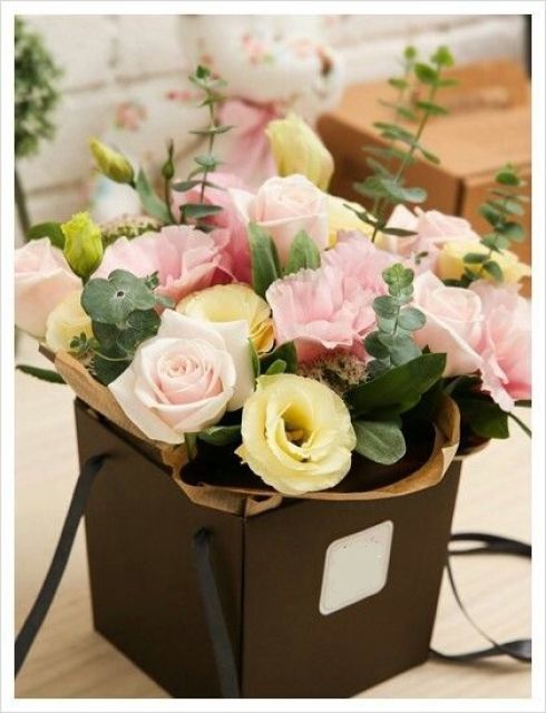 Caja de flores Leonarda