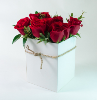 Caja de rosas Lina