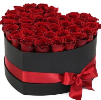 Caja de rosas Libia