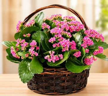 Cesta de Kalanchoes Rufi