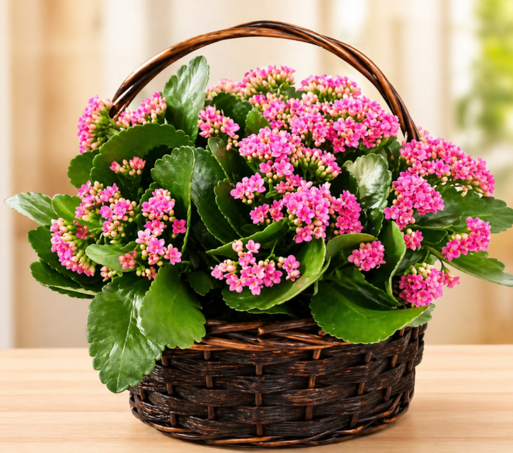 Cesta de Kalanchoes Rufi