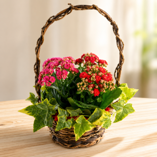 Cesta de Kalanchoes Trinidad