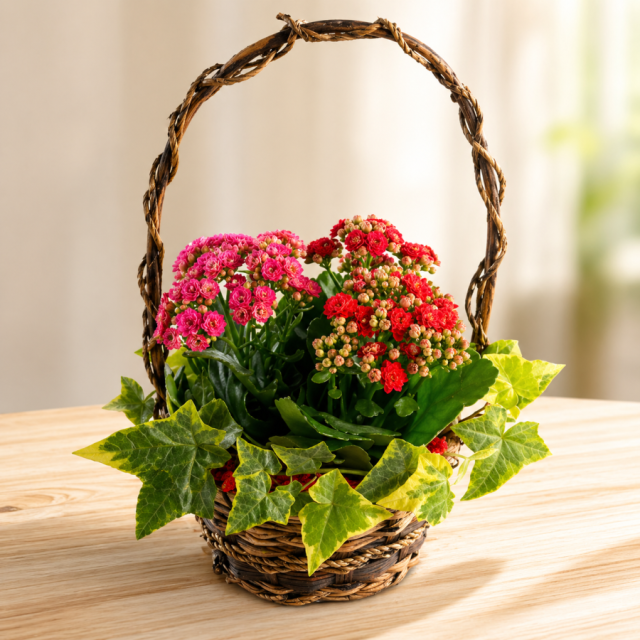 Cesta de Kalanchoes Trinidad