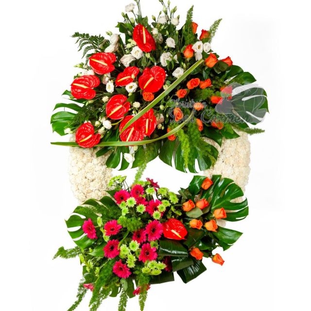 Corona de flores Abir