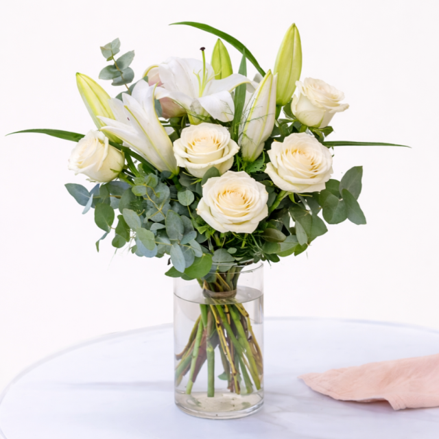 Centro de rosas Natalie