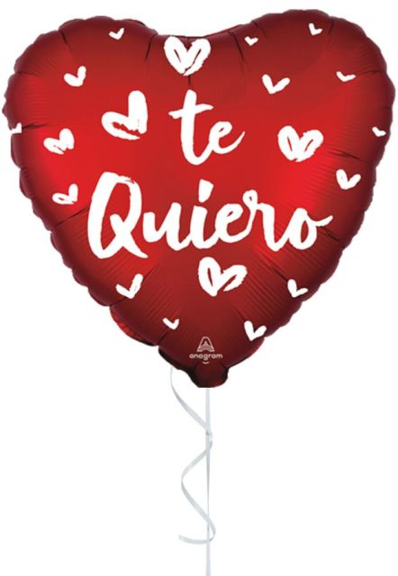 Globo corazón con helio