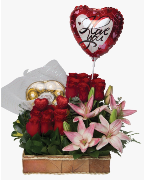 Centro de rosas Rosaura