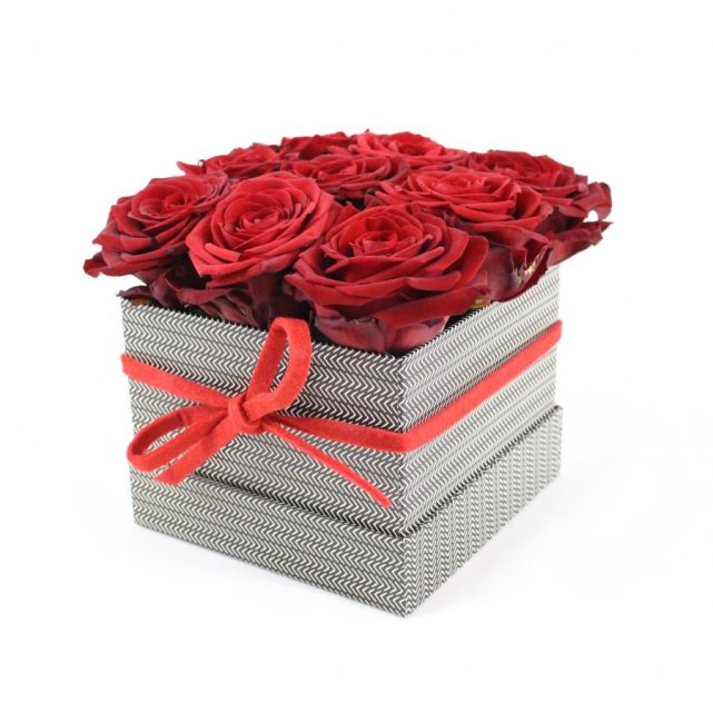Caja de rosas Gaia